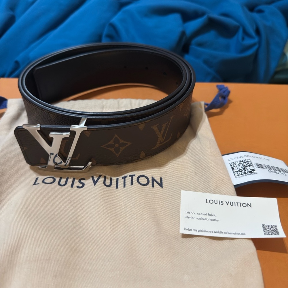 Louis Vuitton Men's Brown Monogram Belt